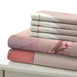 Lapin Housse de Couette Imprimée 3D Douce 3 Pièces Literie Garçons Filles