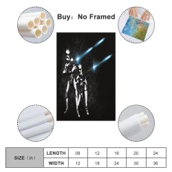 Stormtrooper Star Wars Peinture sur toile sans cadre, impressions posters art mural pour déco maison chambre bureau