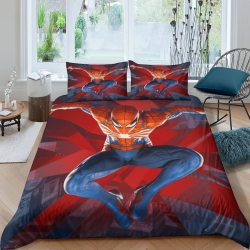 Avengers Spider Man Housse de Couette Imprimée 3D Douce 3 Pièces Literie Garçons Filles