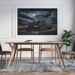 Gros camion Peinture sur toile sans cadre, impressions posters art mural pour déco maison chambre bureau