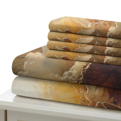 Dieu et Jésus Housse de Couette Imprimée 3D Douce 3 Pièces Literie Garçons Filles