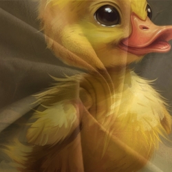 Canard Housse de Couette Imprimée 3D Douce 3 Pièces Literie Garçons Filles