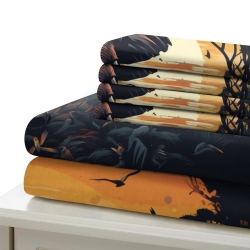 Éléphant Housse de Couette Imprimée 3D Douce 3 Pièces Literie Garçons Filles