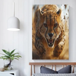 Léopard Peinture sur toile sans cadre, impressions posters art mural pour déco maison chambre bureau