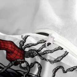 Avengers Spider Man Housse de Couette Imprimée 3D Douce 3 Pièces Literie Garçons Filles