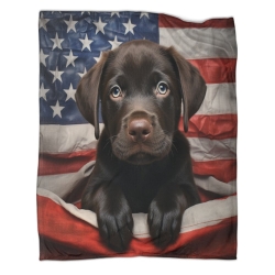 Labrador Chien Plaid en Polaire Imprimé 3D Couverture Douce Confortable pour Canapé Lit Bureau