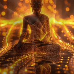Bouddha Housse de Couette Imprimée 3D Douce 3 Pièces Literie Garçons Filles