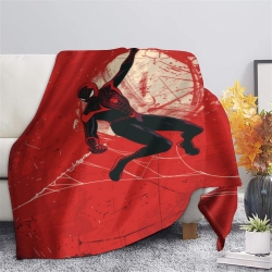 Avengers Spider-Man Plaid en Polaire Imprimé 3D Couverture Douce Confortable pour Canapé Lit Bureau
