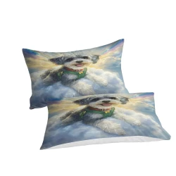 Yorkshire Terrier Housse de Couette Imprimée 3D Douce 3 Pièces Literie Garçons Filles