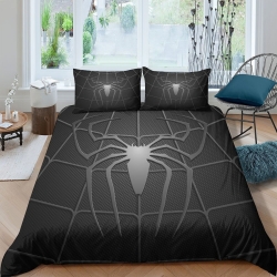 Avengers Spider Man Housse de Couette Imprimée 3D Douce 3 Pièces Literie Garçons Filles