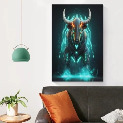 Vache Peinture sur toile sans cadre, impressions posters art mural pour déco maison chambre bureau