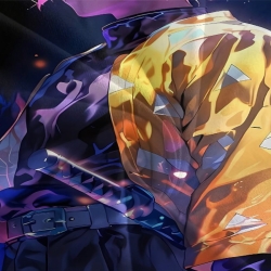 Tueur de démons: Demon Slayer Housse de Couette Imprimée 3D Douce 3 Pièces Literie Garçons Filles