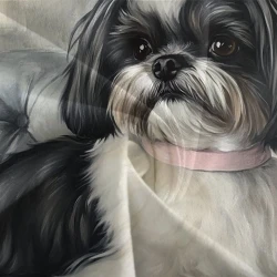 Shih Tzu Housse de Couette Imprimée 3D Douce 3 Pièces Literie Garçons Filles