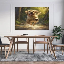 Golden Retriever Peinture sur toile sans cadre, impressions posters art mural pour déco maison chambre bureau
