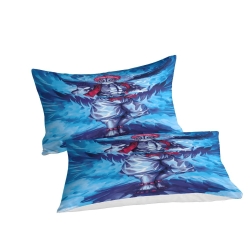 Tueur de démons: Demon Slayer Housse de Couette Imprimée 3D Douce 3 Pièces Literie Garçons Filles