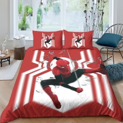 Avengers Spider Man Housse de Couette Imprimée 3D Douce 3 Pièces Literie Garçons Filles