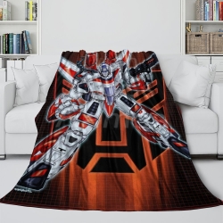 Transformers Autobots Plaid en Polaire Imprimé 3D Couverture Douce Confortable pour Canapé Lit Bureau