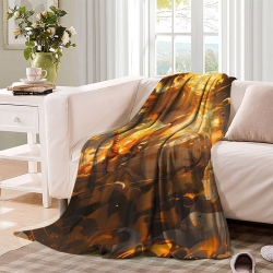 Tueur de démons: Demon Slayer Plaid en Polaire Imprimé 3D Couverture Douce Confortable pour Canapé Lit Bureau