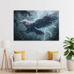 Aigle Peinture sur toile sans cadre, impressions posters art mural pour déco maison chambre bureau