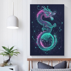 Dragon Peinture sur toile sans cadre, impressions posters art mural pour déco maison chambre bureau