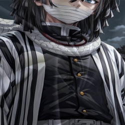 Tueur de démons: Demon Slayer Housse de Couette Imprimée 3D Douce 3 Pièces Literie Garçons Filles