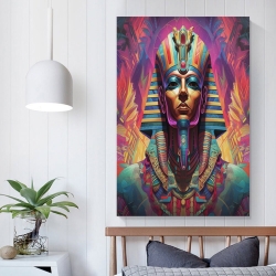 Pharaon égyptien Peinture sur toile sans cadre, impressions posters art mural pour déco maison chambre bureau