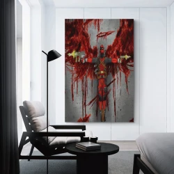 Marvel Deadpool Pintura en lienzo sin marco, impresiones de pósters arte pared para decoración hogar dormitorio oficina