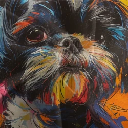 Shih Tzu Copripiumino Stampato 3D Morbido 3 Pezzi Biancheria da Letto per Ragazzi Ragazze