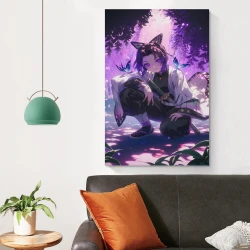 Tueur de démons: Demon Slayer Peinture sur toile sans cadre, impressions posters art mural pour déco maison chambre bureau