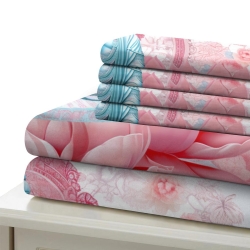 Bouddha Housse de Couette Imprimée 3D Douce 3 Pièces Literie Garçons Filles