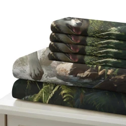 Alaskan Housse de Couette Imprimée 3D Douce 3 Pièces Literie Garçons Filles