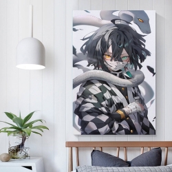 Tueur de démons: Demon Slayer Peinture sur toile sans cadre, impressions posters art mural pour déco maison chambre bureau