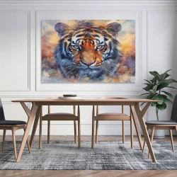 Tigre Pintura en lienzo sin marco, impresiones de pósters arte pared para decoración hogar dormitorio oficina