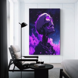 Crâne Peinture sur toile sans cadre, impressions posters art mural pour déco maison chambre bureau