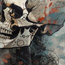 Skull 3D Printed Duvet Cover Soft 3 Piece Boys Girls Bedding quilt cover