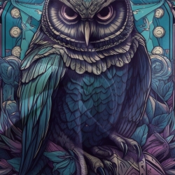 Hibou Housse de Couette Imprimée 3D Douce 3 Pièces Literie Garçons Filles
