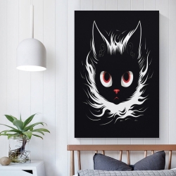Chat Peinture sur toile sans cadre, impressions posters art mural pour déco maison chambre bureau