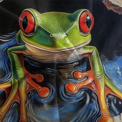 Grenouille Housse de Couette Imprimée 3D Douce 3 Pièces Literie Garçons Filles