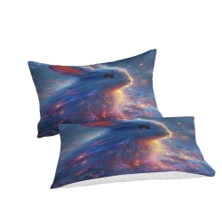 Lapin Housse de Couette Imprimée 3D Douce 3 Pièces Literie Garçons Filles