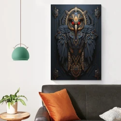 Búho Pintura en lienzo sin marco, impresiones de pósters arte pared para decoración hogar dormitorio oficina