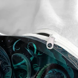 Mythe de l'horreur Cthulhu Housse de Couette Imprimée 3D Douce 3 Pièces Literie Garçons Filles