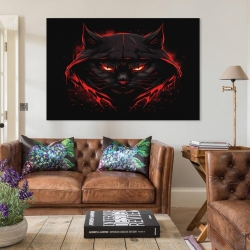 Chat Peinture sur toile sans cadre, impressions posters art mural pour déco maison chambre bureau