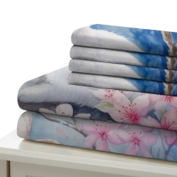 Lapin Housse de Couette Imprimée 3D Douce 3 Pièces Literie Garçons Filles