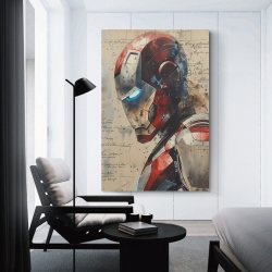 Avengers Iron Man Peinture sur toile sans cadre, impressions posters art mural pour déco maison chambre bureau
