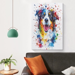 Bouvier bernois Peinture sur toile sans cadre, impressions posters art mural pour déco maison chambre bureau