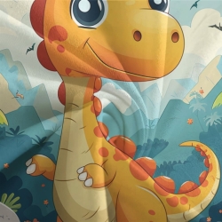 Dinosaure Housse de Couette Imprimée 3D Douce 3 Pièces Literie Garçons Filles