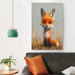 Volpe Pittura su tela senza cornice, stampe di poster arte murale per arredo casa camera ufficio