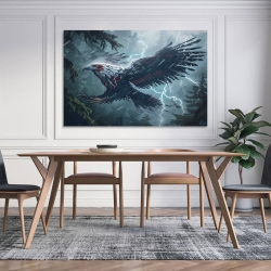 Aigle Peinture sur toile sans cadre, impressions posters art mural pour déco maison chambre bureau