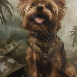 Yorkshire Terrier Housse de Couette Imprimée 3D Douce 3 Pièces Literie Garçons Filles