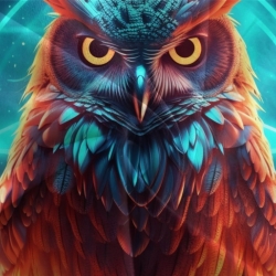Hibou Housse de Couette Imprimée 3D Douce 3 Pièces Literie Garçons Filles